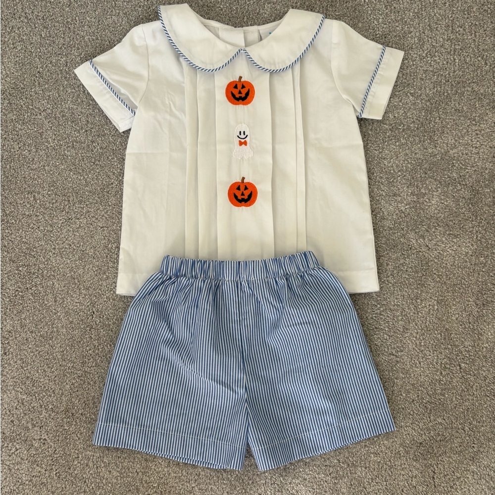 Kids Halloween Set - White and Blue